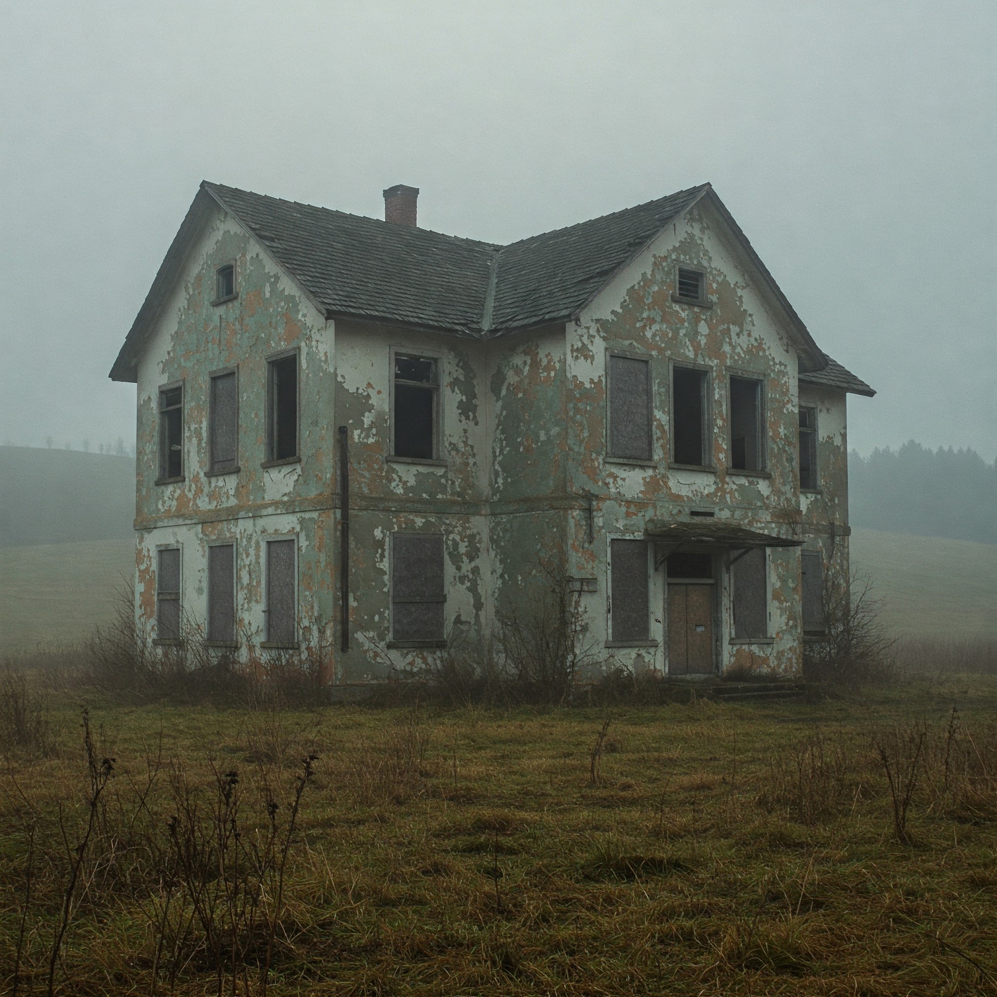 Antiguo laboratorio rural abandonado